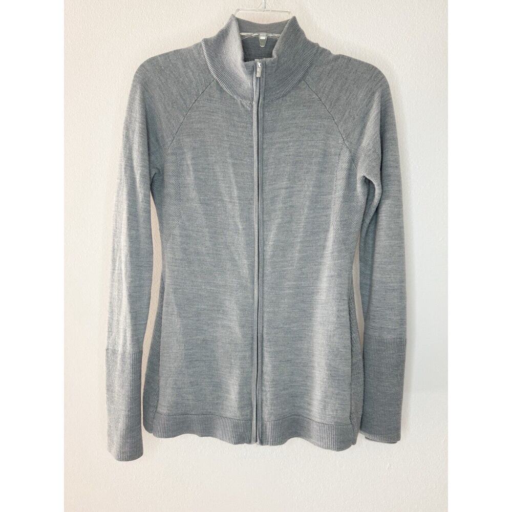lululemon athletica Gray Full-Zip Sweatshirt